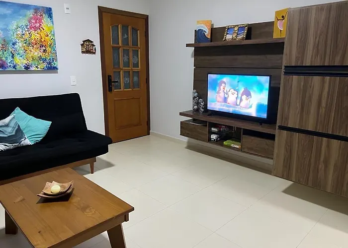 Apartamento - Ubatuba - Toninhas - 350 passos da praia - 350 steps to the beach - Costa Verde